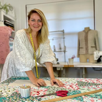 Sew with Galina, textiles teacher